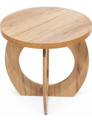 Oaken Çok Amaçlı Orta Sehpa Masa  60X60X60 cm  Modern Dekoratif Sehpa  Kolay Kurulum