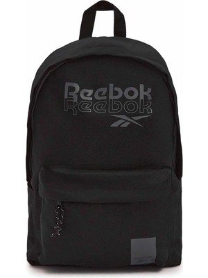 Reebok Unisex Siyah Sırt ve Okul Çantası Geniş Bölmeli Günlük Sırt Çantası 45X33X14 cm