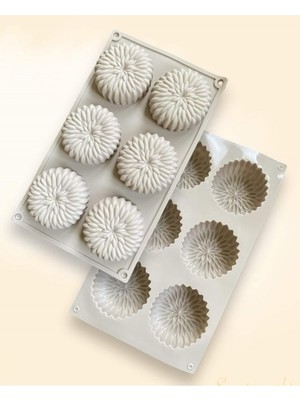 World Mum Kalıbı, Sabun Kalıbı, Kek & Pasta Kalıbı Silikon Kalıp 7cm, Kırmızı