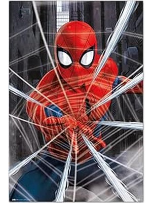 Erik Marvel Poster - Marvel Spiderman Gotcha Posteri - Sanatsal Baskı - Dekorasyon Oturma Odası Veya Yatak Odası - Dekorasyon Odası - Boyut: 61 x 91, 5 cm Marvel Taraftar Ürünü - Resmi Lisans