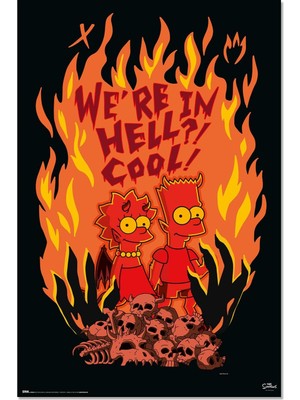 Erik Poster Sanatsal Baskı Simpsons Poster Dekorasyon Oturma Odası Veya Yatak Odası Dekorasyonu - Dekorasyon Odası - Boyut 61 x 91 - Resmi The Simpsons Taraftar Ürünü