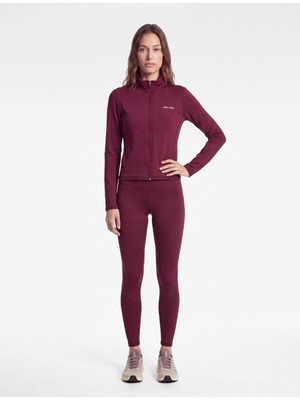 Koton Slim Fit Baskılı Fermuarlı Dik Yaka Uzun Kollu Spor Sweatshirt