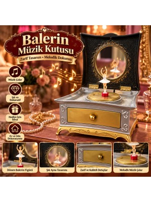 Ebuu Concept Nostaljik Balerinli Müzik Kutusu