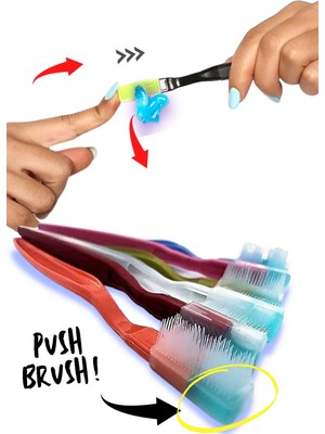Tek Kullanımlık Diş Fırçası 100'lü Paket – Easybrush Tek Tek Paketli, Tek Kullanımlık Macunlu, Seyahat ve Otel Tipi