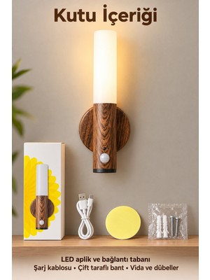 Str Store Hareket Sensörlü Kablosuz Gün Işığı Duvar Lambası