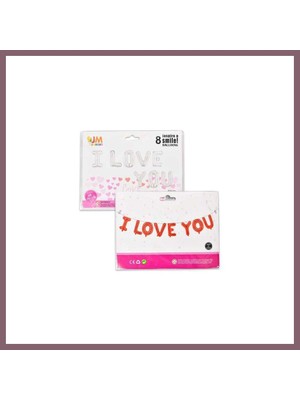 Bezos SVN-105 Balon I Love You 1 Adet Bzss