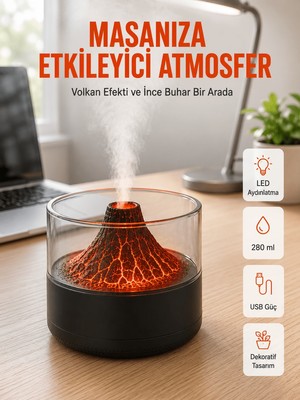 Timion Şık Tasarımlı Aromaterapi ve Nemlendirici Cihaz