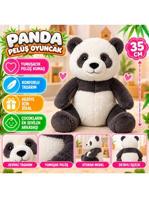Timion PL50228 35 cm Panda Peluş Oyuncak