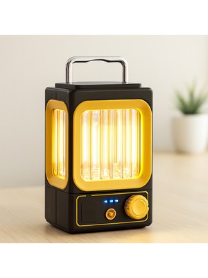 Timion Nostalji Solar Lamba - USB Şarjlı 1500MAH