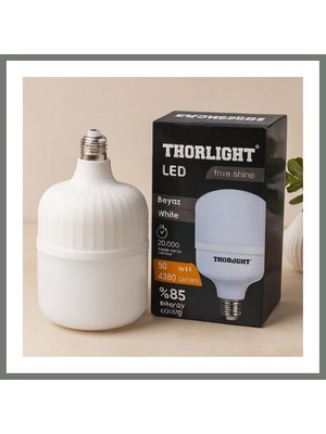Bezos 50W E27 T-Şekil Beyaz LED Ampul Mmbz