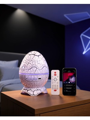 Timion Dinozor Yumurta Projektör – Ayarlanabilir Parlaklık ve Hız