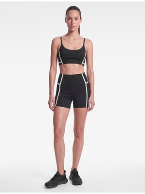 Koton Yüksek Bel Slim Fit Biyeli Spor Biker Tayt
