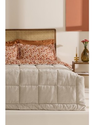Karaca Home Persephone %100 Pamuk Welsoft Çift Kişilik Comfort Set Bej