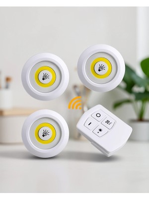 Timion 3'lü Uzaktan Kumandalı LED Lamba