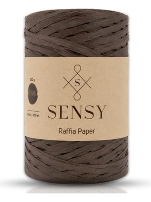 Çanta, Sensy Premium 400 Metre Rafya Ipi Raffia Ip Kağıt Ip Supla Ipi 250 Gram (Kahverengi)