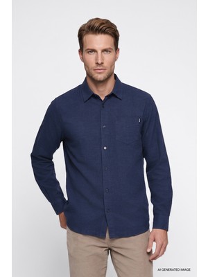 Wrangler %100 Pamuk Regular Fit Erkek Gömlek W2520583410