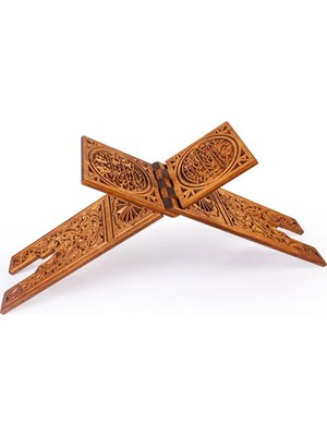 Beyza  Ahşap Rahle - Oyma Desenli - 75 cm