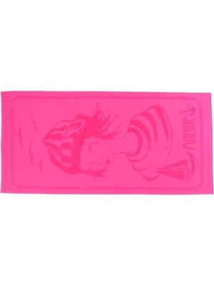 Denizci Kız Desenli Plaj Havlusu, Pembe, 140 x 70 cm
