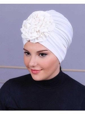 Mestore Güllü Bone  Beyaz