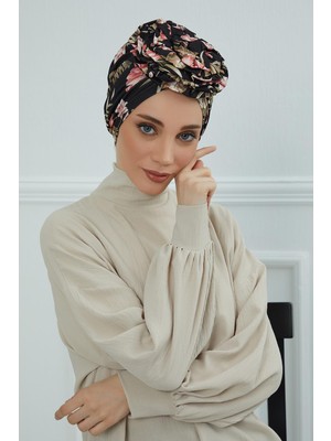 Mestore Güllü Penye Desenli BONE,B-21YD Desen 34