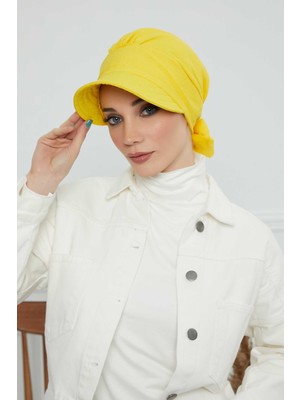 Mestore Siperlikli Şapka Bone,s-1 Sarı