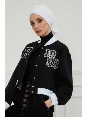 Mestore Kuşaklı Penye Bone,b-31 Beyaz