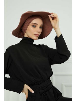 Mestore Çıkarılabilir Penye Şapka Bone,s-2p Koyu Kahverengi