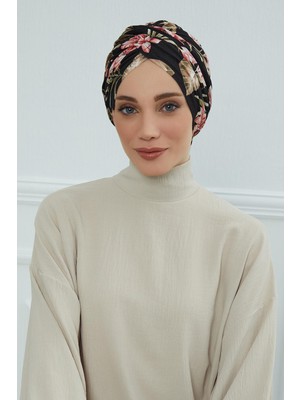 Mestore Desenli Tesettür Bone,b-9yd Desen 34