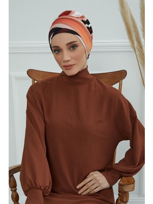 Mestore Desenli Penye BONE,B-53YD Desen 35