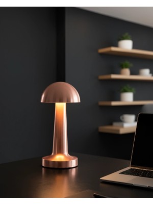 Timion Mantar Forma Görsel Etki Yaratıcı LED Masa Lambası
