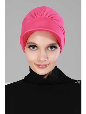 Mestore Şapkalı Penye Bone,b-30 Fuşya