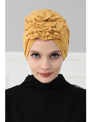 Mestore Güllü Penye Bone,b-21 Hardal Sarısı