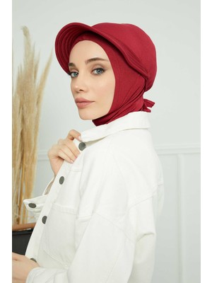 Mestore Siperlikli Penye Bone,b-75 Bordo