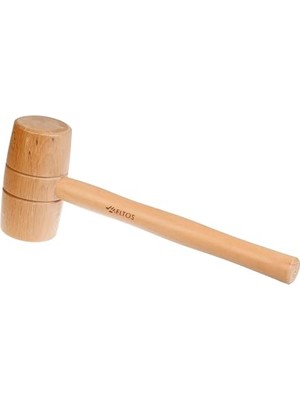 Ahşap Tokmak, El Yapımı Doğal Ağaç, Marangozluk Tokmağı, Ergonomik Saplı, Tahta, Dayanıklı Yapı