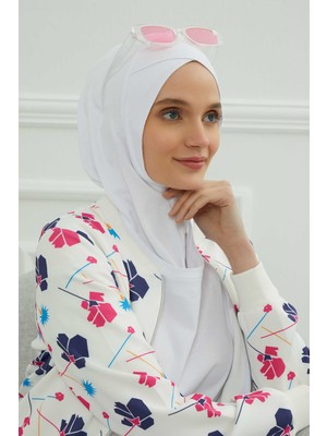 Mestore Önü Çapraz Detaylı Penye Iç Bone,tb-4,tb-4 Beyaz