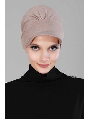 Mestore Şapkalı Penye Bone,b-30 Vizon