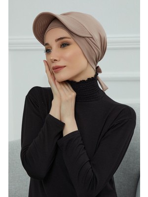 Mestore Siperlik Detaylı Penye Bone,b-66 Vizon