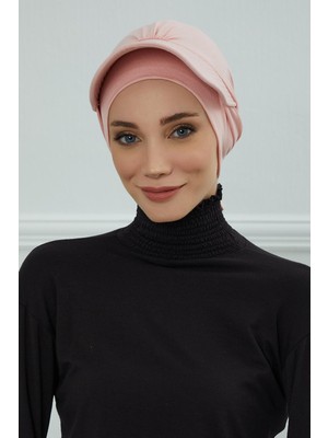 Mestore Siperlik Detaylı Penye Bone,b-66 Pudra