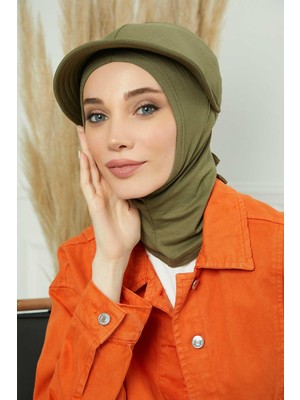 Mestore Siperlikli Penye Bone,b-75 Haki Yeşili