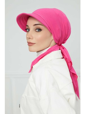 Mestore Siperlikli Bandana Bone,b-71 Fuşya