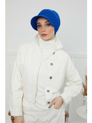 Mestore Siperlikli Penye Şapka Bone,b-73 Saks Mavisi