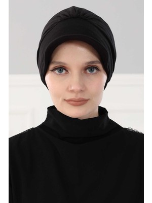 Mestore Şapkalı Penye Bone,b-30 Siyah