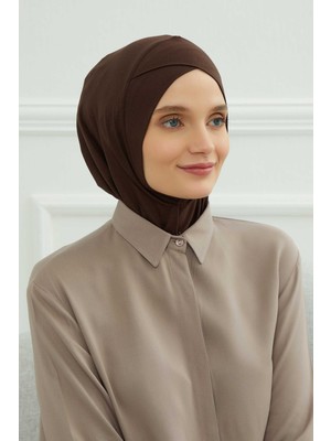 Mestore Önü Çapraz Detaylı Penye Iç Bone,tb-4,tb-4 Kahverengi