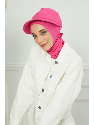 Mestore Siperlikli Penye Bone,b-75 Fuşya