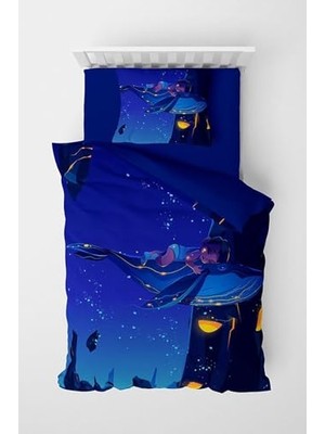 Sleepy Girl 3D Pamuk Saten Çocuk Nevresim Takımı 160X220 MONOHOME9963