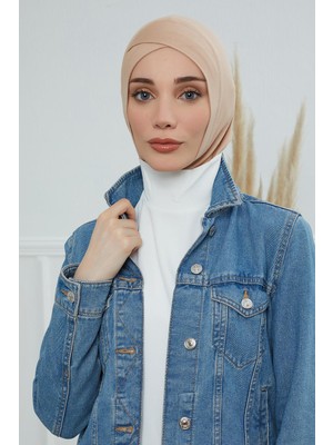 Mestore Önü Çapraz Detaylı Penye Iç Bone,tb-4,tb-4 Sütlü Kahve