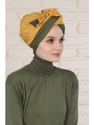 Mestore Penye Bone,b-46 Haki Yeşil - Hardal Sarısı