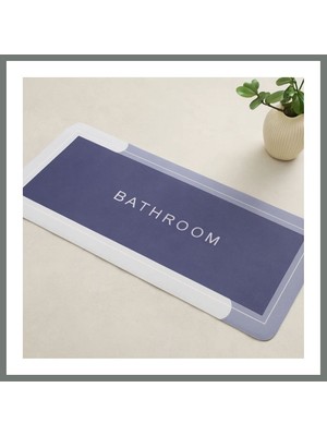 Bezos Dikdörtgen Su Emici Banyo Paspası 116 x 37.5 cm (Elastik) Mmbz