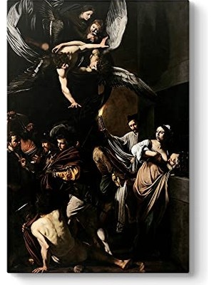 Caravaggio Yedi Merhamet Duvar Tablosu, 40 x 60
