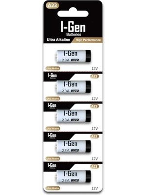 23A Pil 5'li Paket 12V MN21 (A23; 23A; V23GA; LRV08; 8LR932)